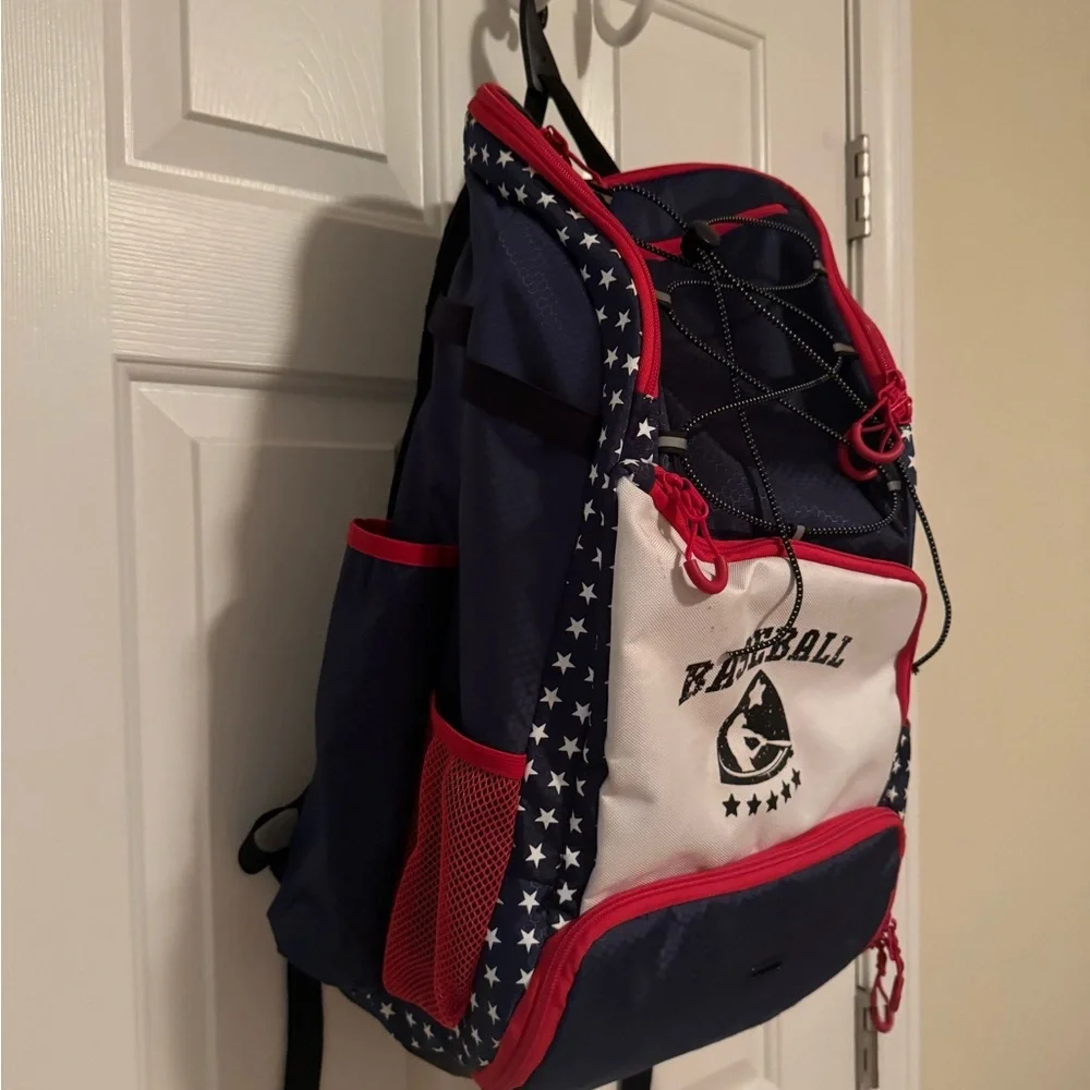 Boys USA Red,White, and Blue Baseball Bag